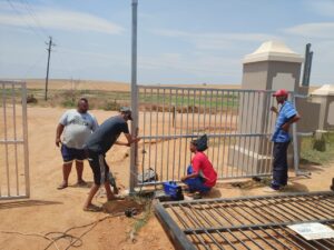 Gate installation